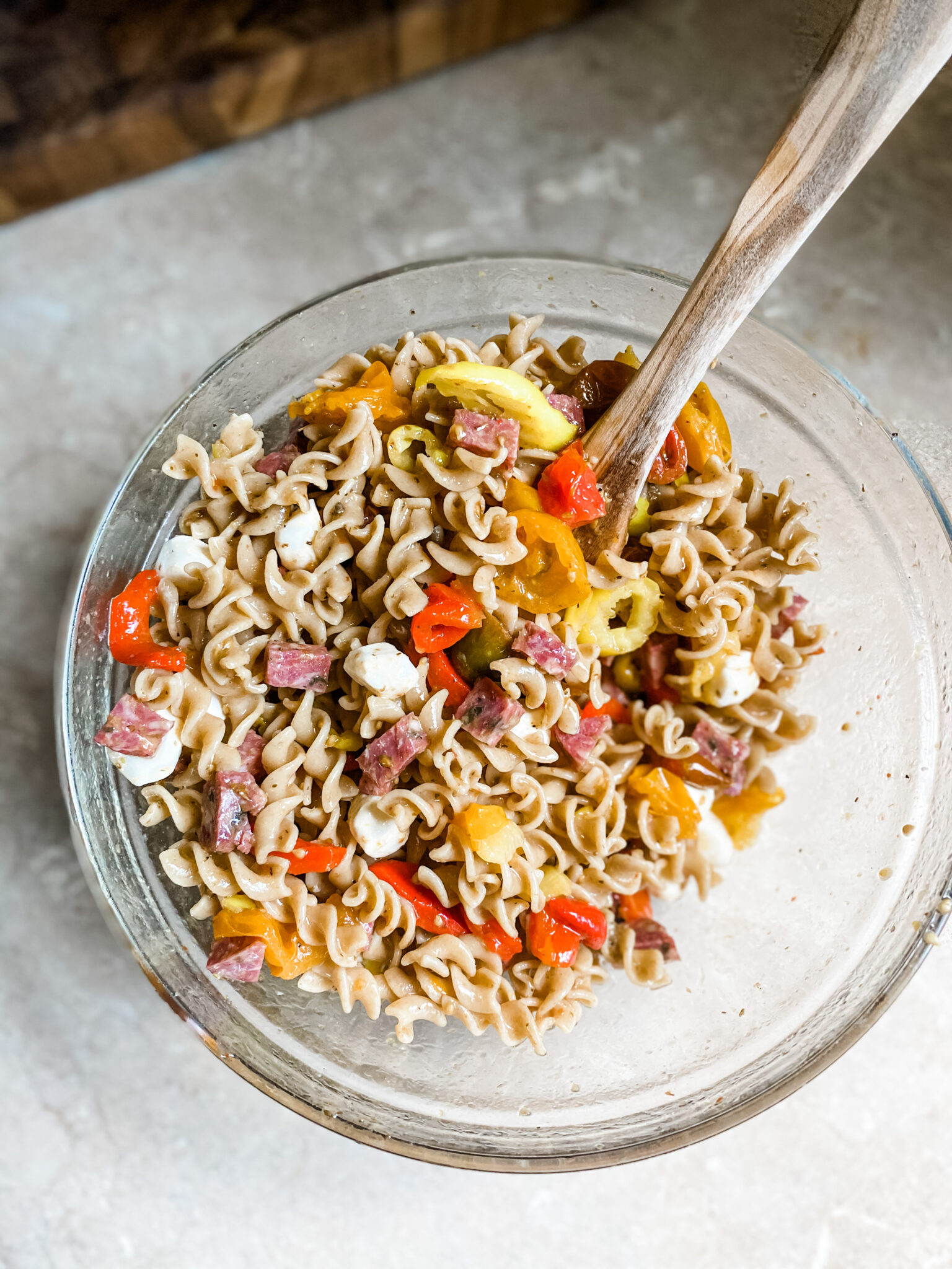 Smoked Summer Sausage Pasta Salad Feeding The Frasers