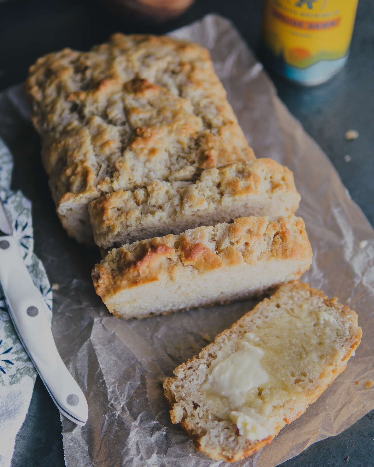 Artisan-style bread baked in loaf pans for sammies and grilled